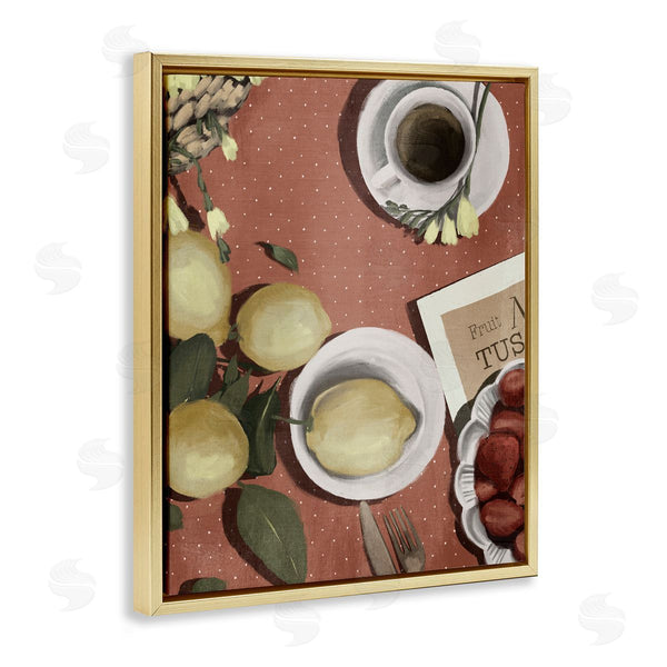 Stupell Industries Anna Lischenko | Italian Coffee & Fruit