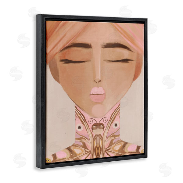 Stupell Industries Anna Lischenko | Lady Butterfly Portrait