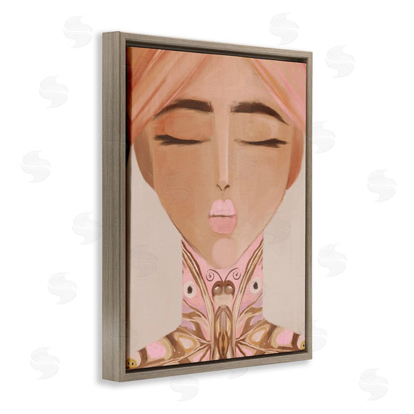 Stupell Industries Anna Lischenko | Lady Butterfly Portrait