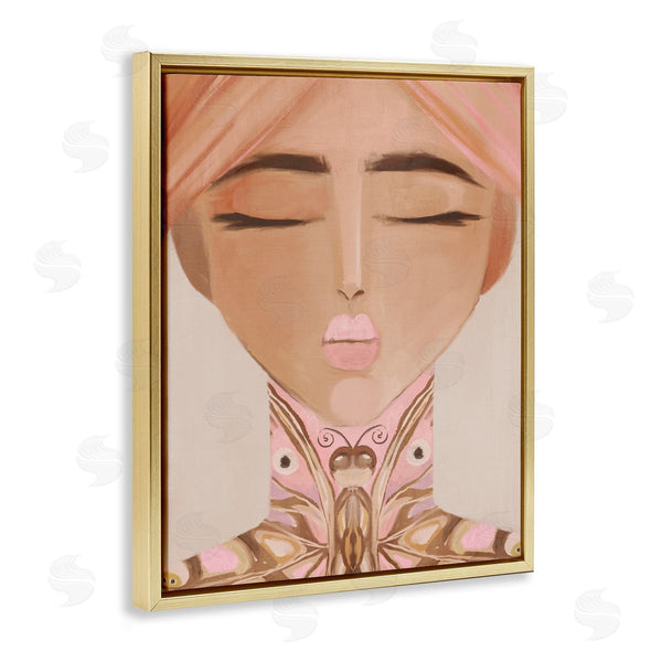 Stupell Industries Anna Lischenko | Lady Butterfly Portrait