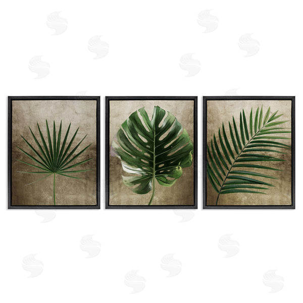 Stupell Industries Anna Lischenko | Rustic Earthy Tropical Leaves