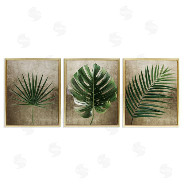 Stupell Industries Anna Lischenko | Rustic Earthy Tropical Leaves