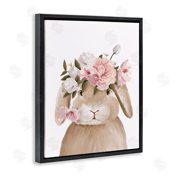 Stupell Industries Anna Lischenko | Soft Bunny & Flowers