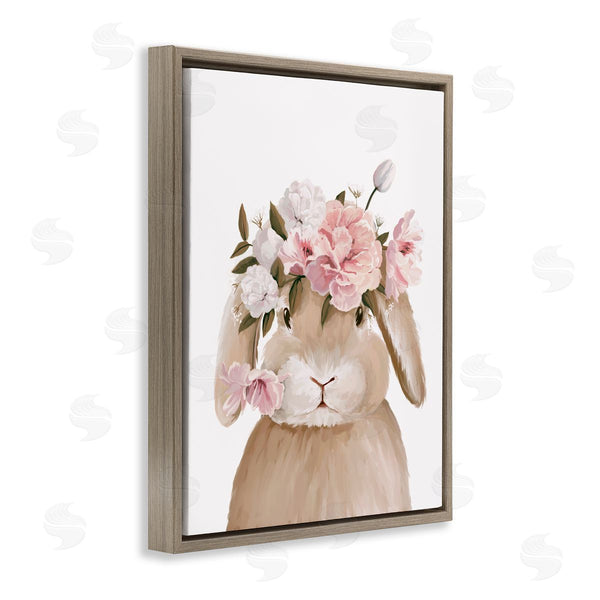 Stupell Industries Anna Lischenko | Soft Bunny & Flowers