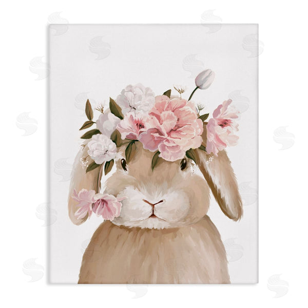 stupell industries Anna Lischenko | Soft Bunny & Flowers