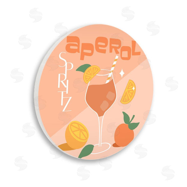 stupell industries Anna Quach | Aperol Spritz Funky Cocktail Wall Art