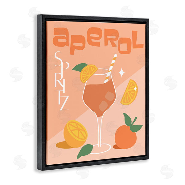 Stupell Industries Anna Quach | Aperol Spritz Typography Wall Art