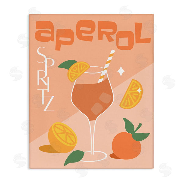 stupell industries Anna Quach | Aperol Spritz Typography Wall Art