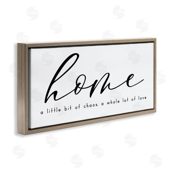 Stupell Industries Anna Quach | Chaos And Love Phrase Wall Art