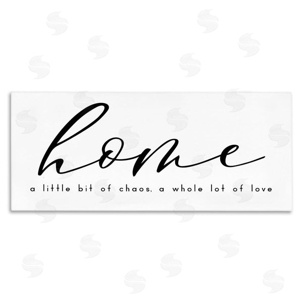 stupell industries Anna Quach | Chaos and Love Phrase Wall Art