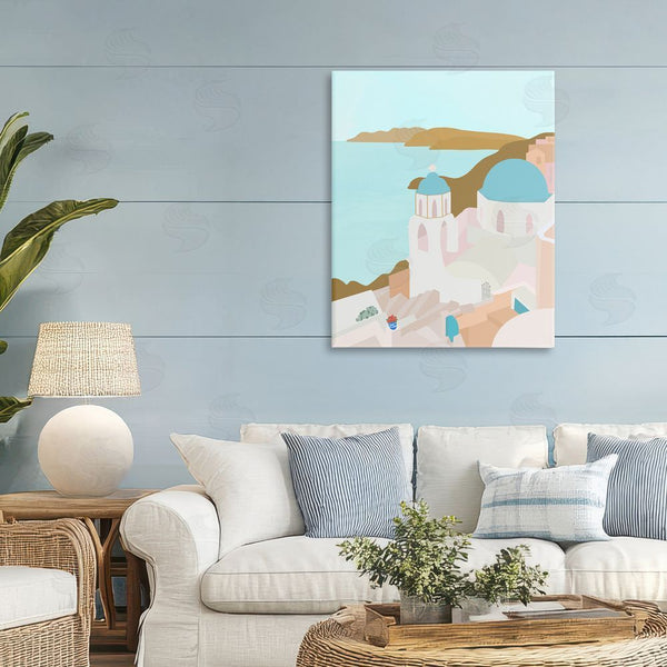 Stupell Industries Anna Quach | Coastal Santorini Vibes Wall Art