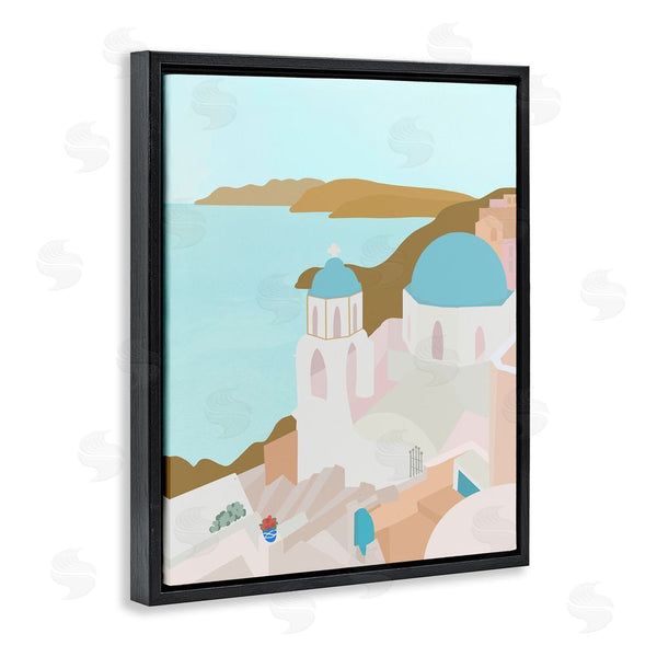Stupell Industries Anna Quach | Coastal Santorini Vibes Wall Art