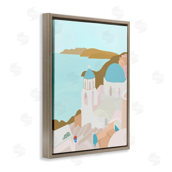 Stupell Industries Anna Quach | Coastal Santorini Vibes Wall Art