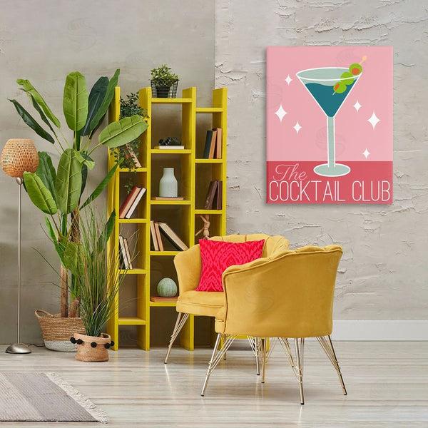 Stupell Industries Anna Quach | Cocktail Club Typography Wall Art
