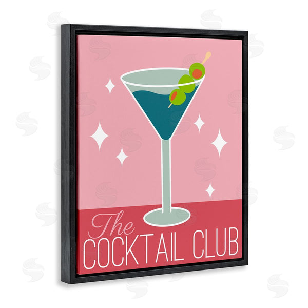 Stupell Industries Anna Quach | Cocktail Club Typography Wall Art