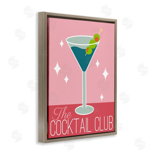 Stupell Industries Anna Quach | Cocktail Club Typography Wall Art