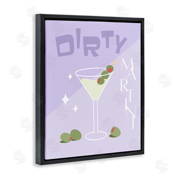 Stupell Industries Anna Quach | Dirty Martini Typography Wall Art