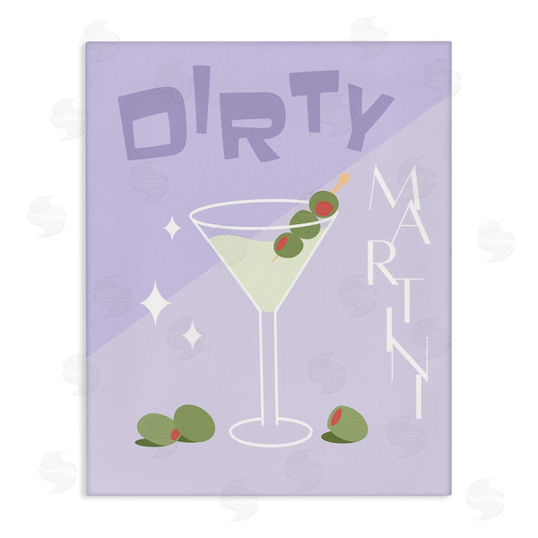 stupell industries Anna Quach | Dirty Martini Typography Wall Art