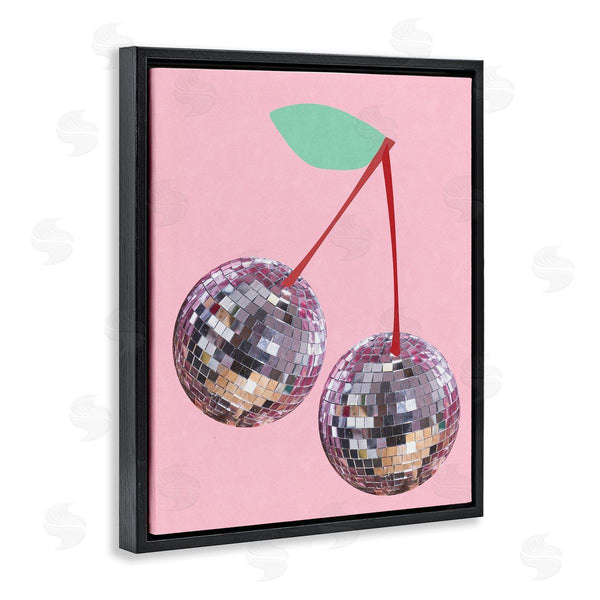 Stupell Industries Anna Quach | Disco Cherries On Pink Wall Art