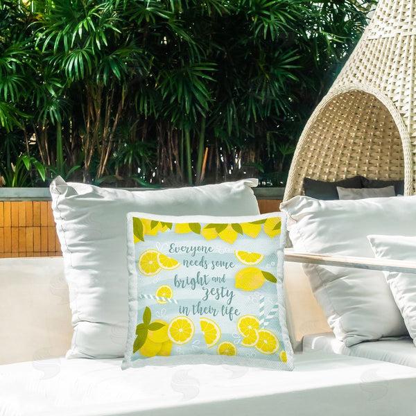 Stupell Industries Anna Quach | Everyone Needs Bright & Zesty Throw Pillow