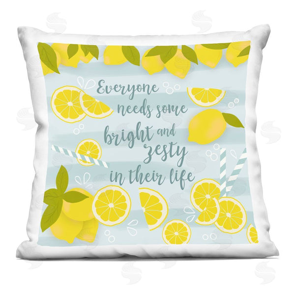 stupell industries Anna Quach | Everyone Needs Bright & Zesty Throw Pillow