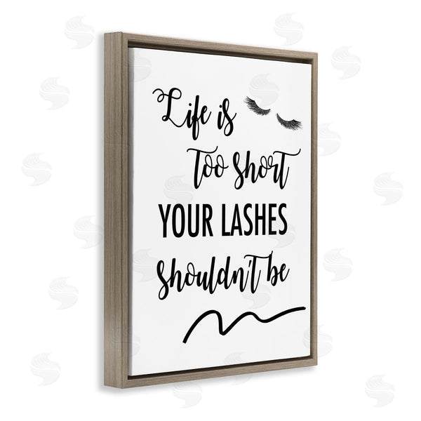 Stupell Industries Anna Quach | Fun Lashes Phrase Wall Art