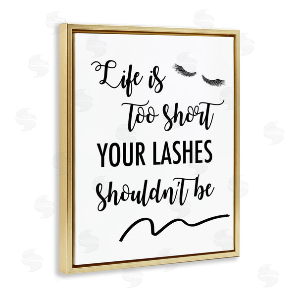 Stupell Industries Anna Quach | Fun Lashes Phrase Wall Art
