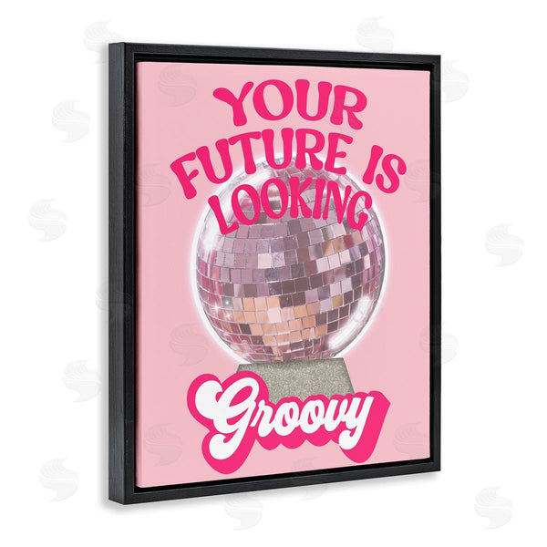 Stupell Industries Anna Quach | Future Looking Groovy Disco Wall Art