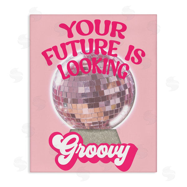 stupell industries Anna Quach | Future Looking Groovy Disco Wall Art