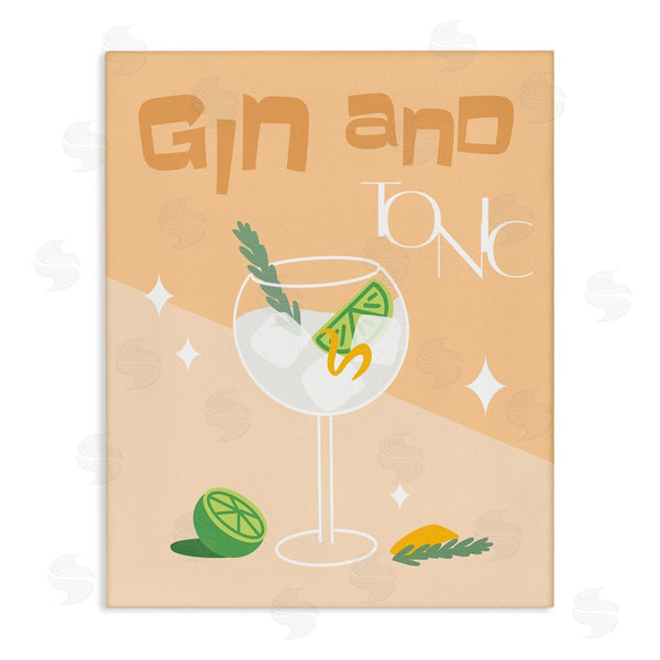 stupell industries Anna Quach | Gin & Tonic Typography Wall Art