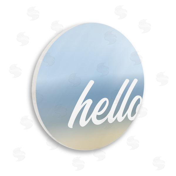 stupell industries Anna Quach | Hello Casual Coastal Gradient Wall Art