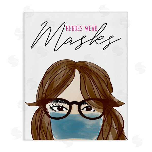 Stupell Industries Anna Quach | Heroes Wear Masks Female
