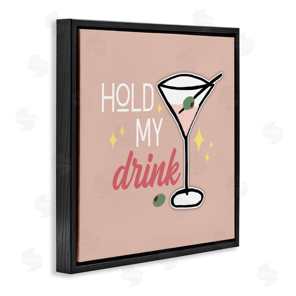Stupell Industries Anna Quach | Hold My Drink Martini