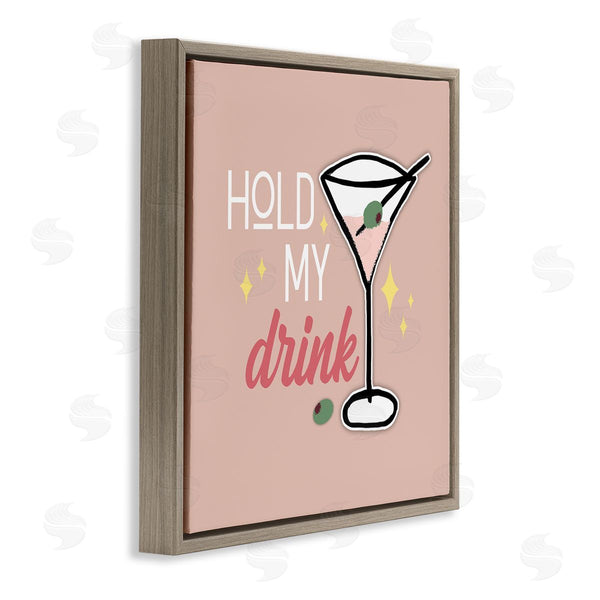 Stupell Industries Anna Quach | Hold My Drink Martini