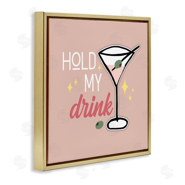 Stupell Industries Anna Quach | Hold My Drink Martini