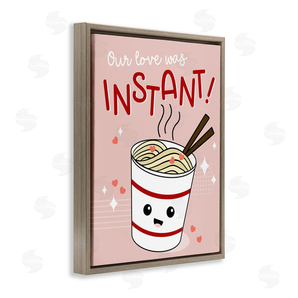 Stupell Industries Anna Quach | Love Was Instant Noodles Wall Art