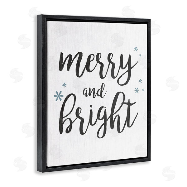 Stupell Industries Anna Quach | Merry And Bright Winter Snowflakes