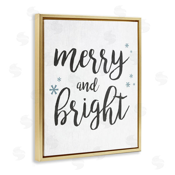 Stupell Industries Anna Quach | Merry And Bright Winter Snowflakes