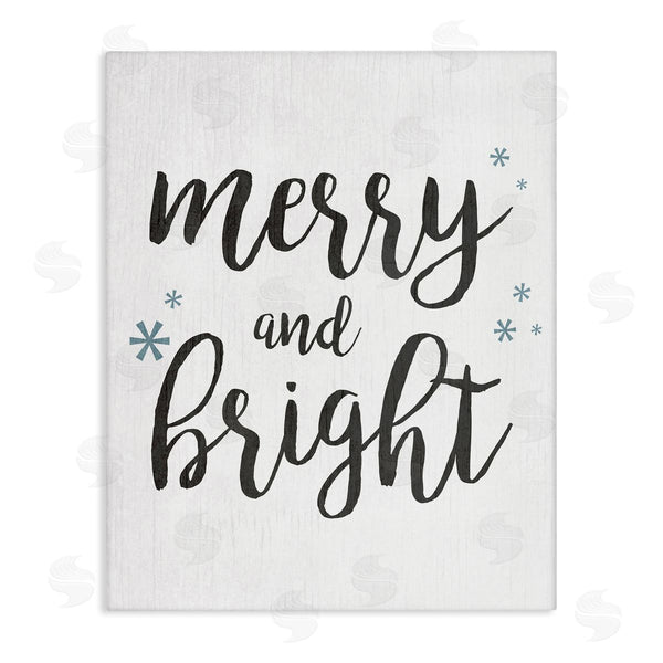 stupell industries Anna Quach | Merry and Bright Winter Snowflakes