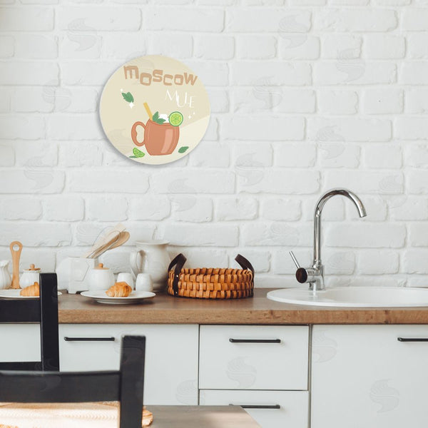 Stupell Industries Anna Quach | Moscow Mule Funky Cocktail Wall Art