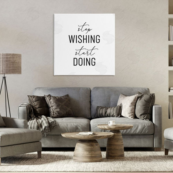 Stupell Industries Anna Quach | Motivational Start Doing Wall Art