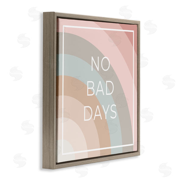Stupell Industries Anna Quach | No Bad Days Rainbow Wall Art