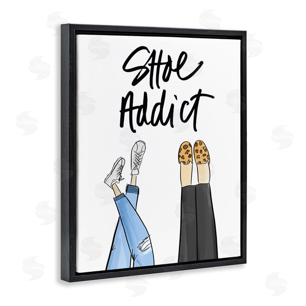 Stupell Industries Anna Quach | Shoe Addict Phrase Wall Art