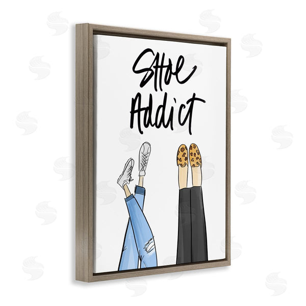 Stupell Industries Anna Quach | Shoe Addict Phrase Wall Art