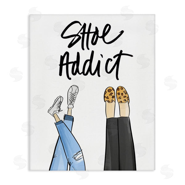 stupell industries Anna Quach | Shoe Addict Phrase Wall Art