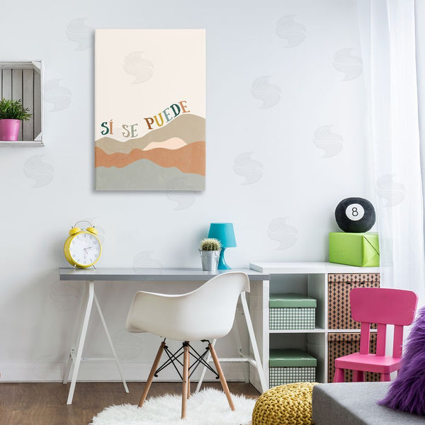Stupell Industries Anna Quach | Sí Se Puede Montañas Wall Art