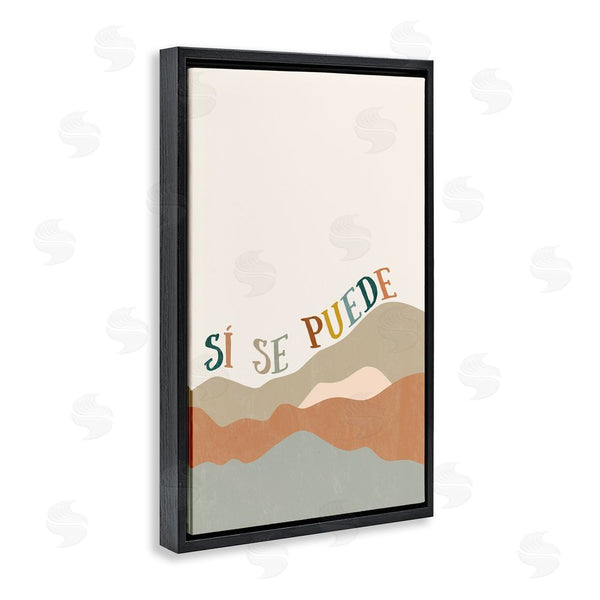 Stupell Industries Anna Quach | Sí Se Puede Montañas Wall Art