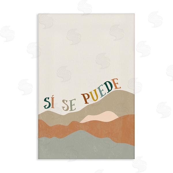 stupell industries Anna Quach | Sí Se Puede Montañas Wall Art