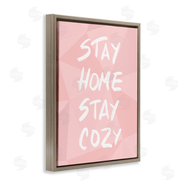 Stupell Industries Anna Quach | Stay Home Stay Cozy Pattern