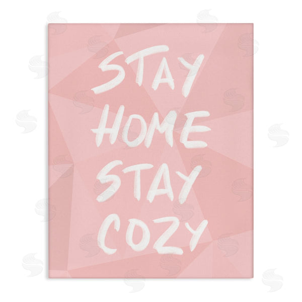 stupell industries Anna Quach | Stay Home Stay Cozy Pattern
